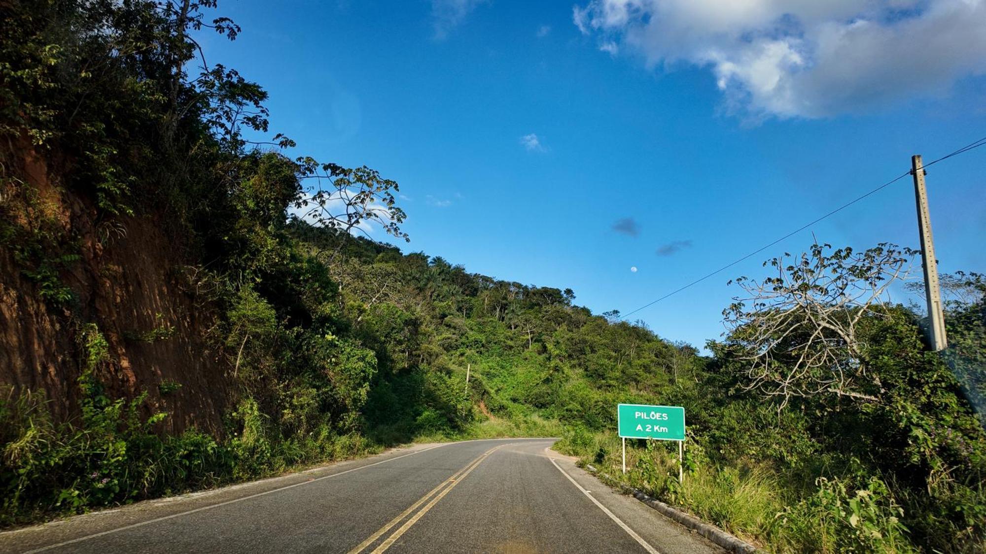 Chale Com Vista Privilegiada Piloes Bagian luar foto