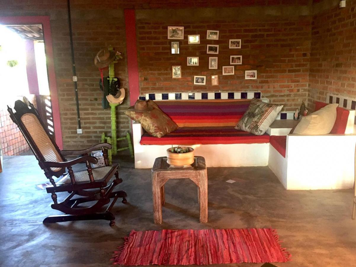 Chale Com Vista Privilegiada Piloes Bagian luar foto